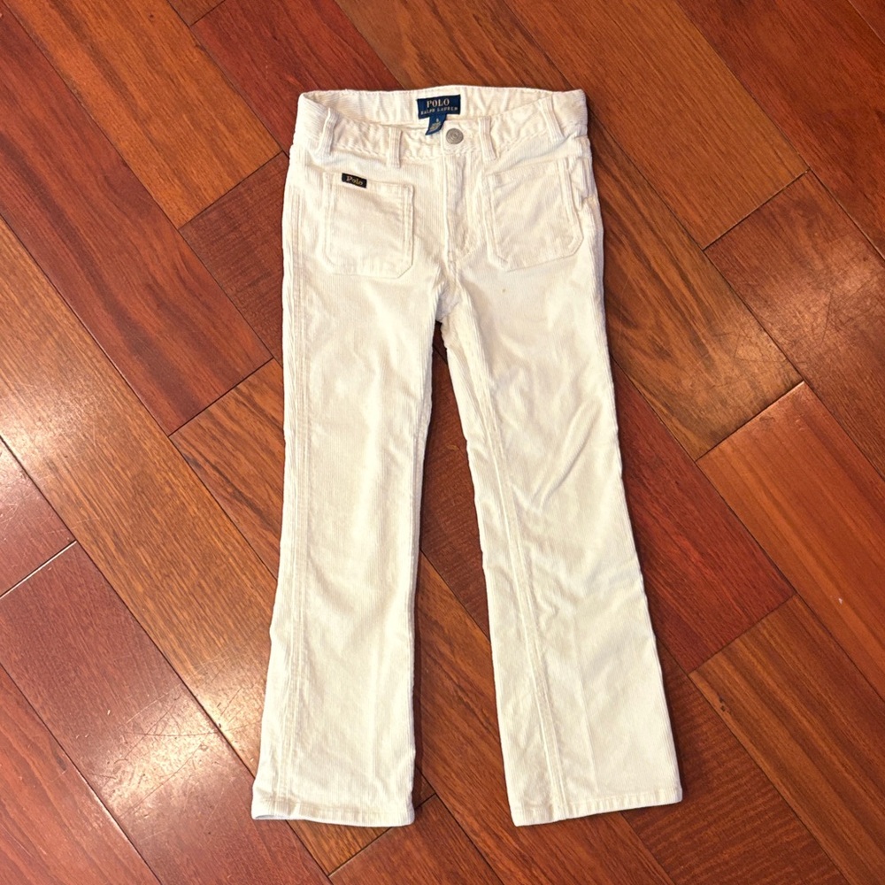 Polo by Ralph Lauren White Girls' Casual Pants so cute
